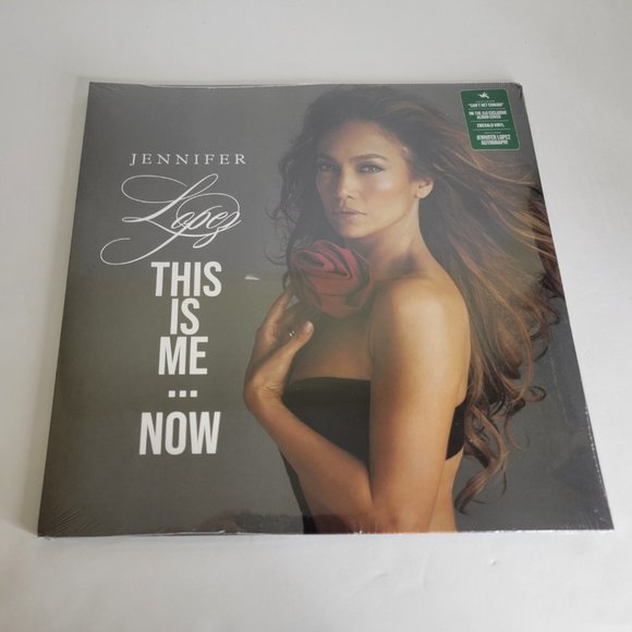 SIGNED Jennifer Lopez This Is Me Now Emerald Green Colored Vinyl JLO NEW SEALED - Picture 5 of 5
